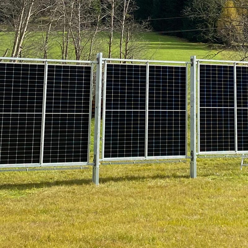 Agri Photovoltaik Produkte Ansicht Windbreaker AgroSolar Europe