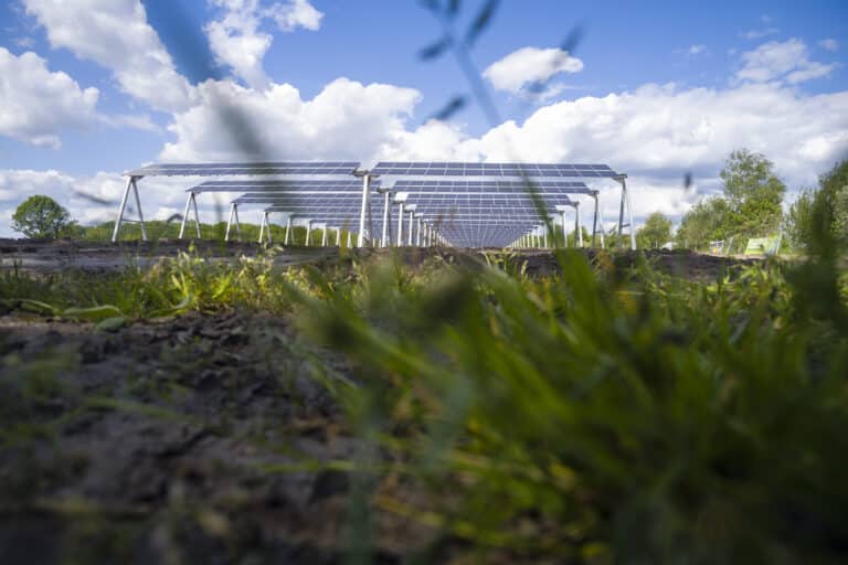 Agri-PV Anlage auf dem Hof von Steinicke von AgroSolar Europe